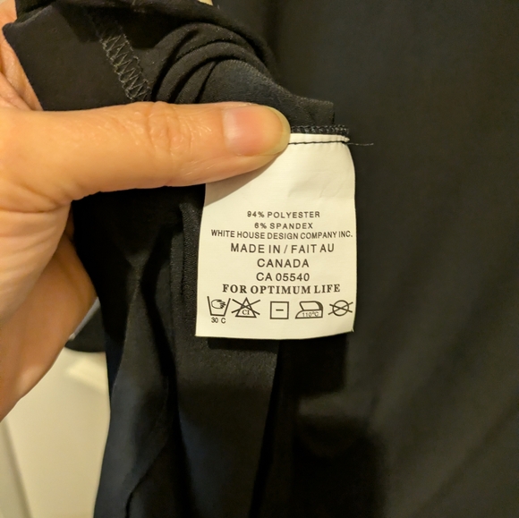 Sympli ReZip Tunic Top Black Size 10 Quarter Zip Neckline New With Tags - Picture 14 of 14